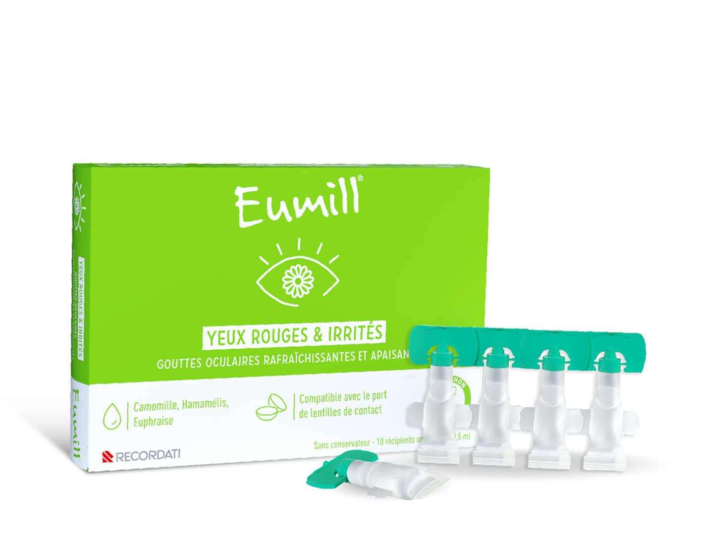 Scatola di Eumill Gouttes Oculaires