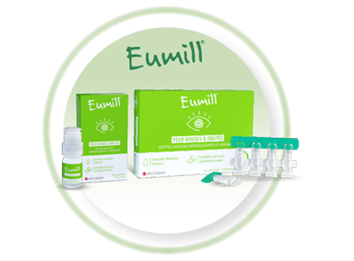 Flacon d'Eumill Gouttes Oculaires