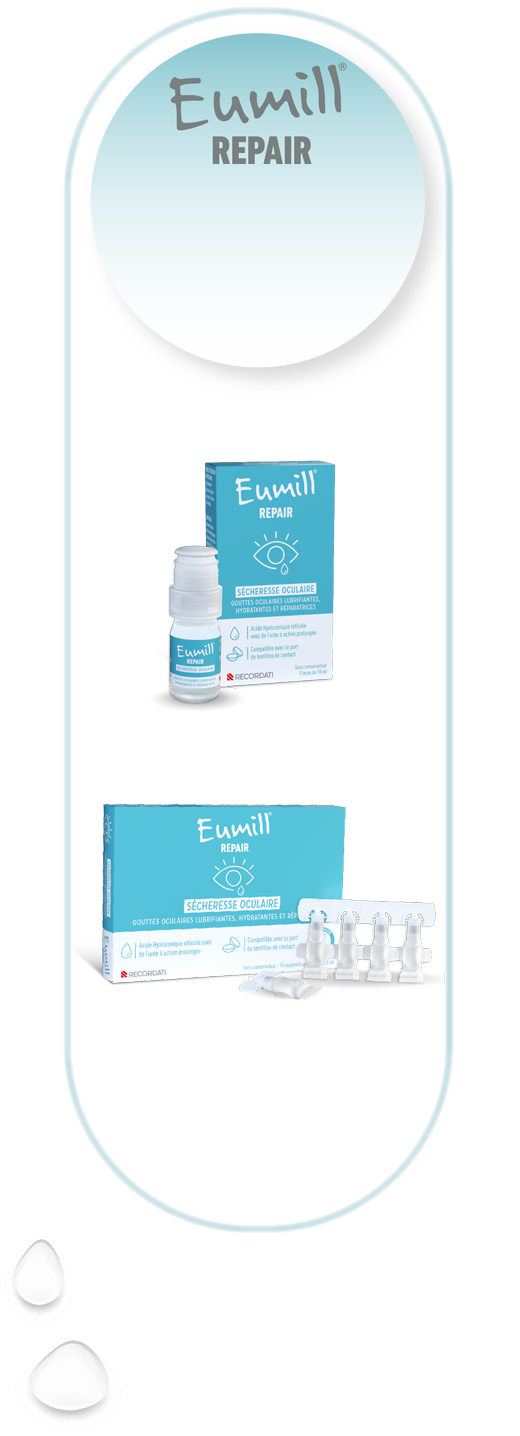 Flacon d'Eumill Repair ouvert